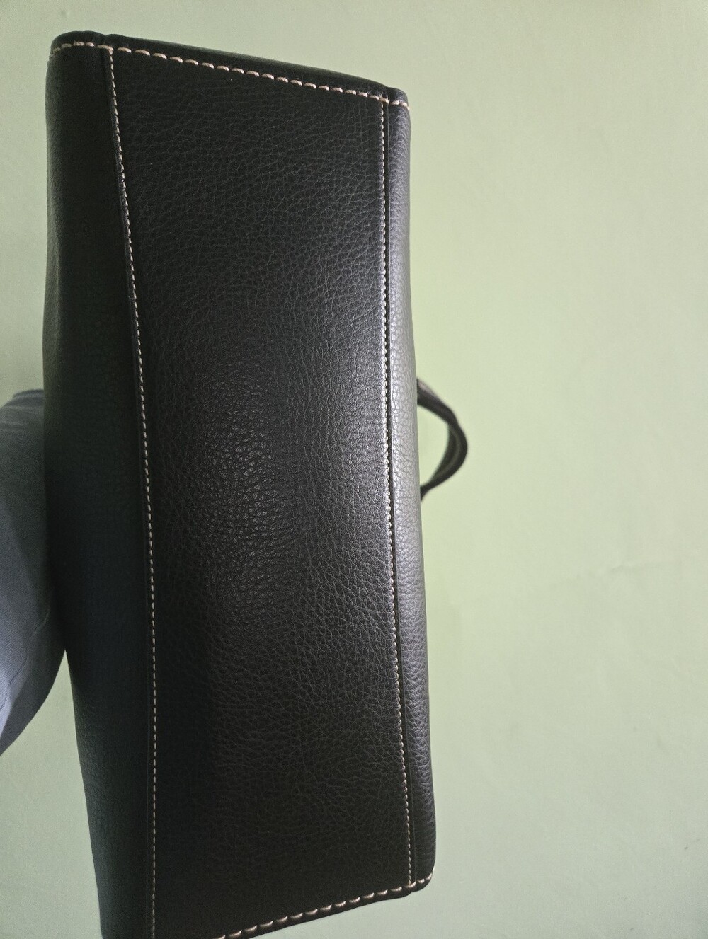 COACH Derby Tote Black Leather Red Suede Interior Back To School Laptop Bag 5866 - Picture 11 of 13